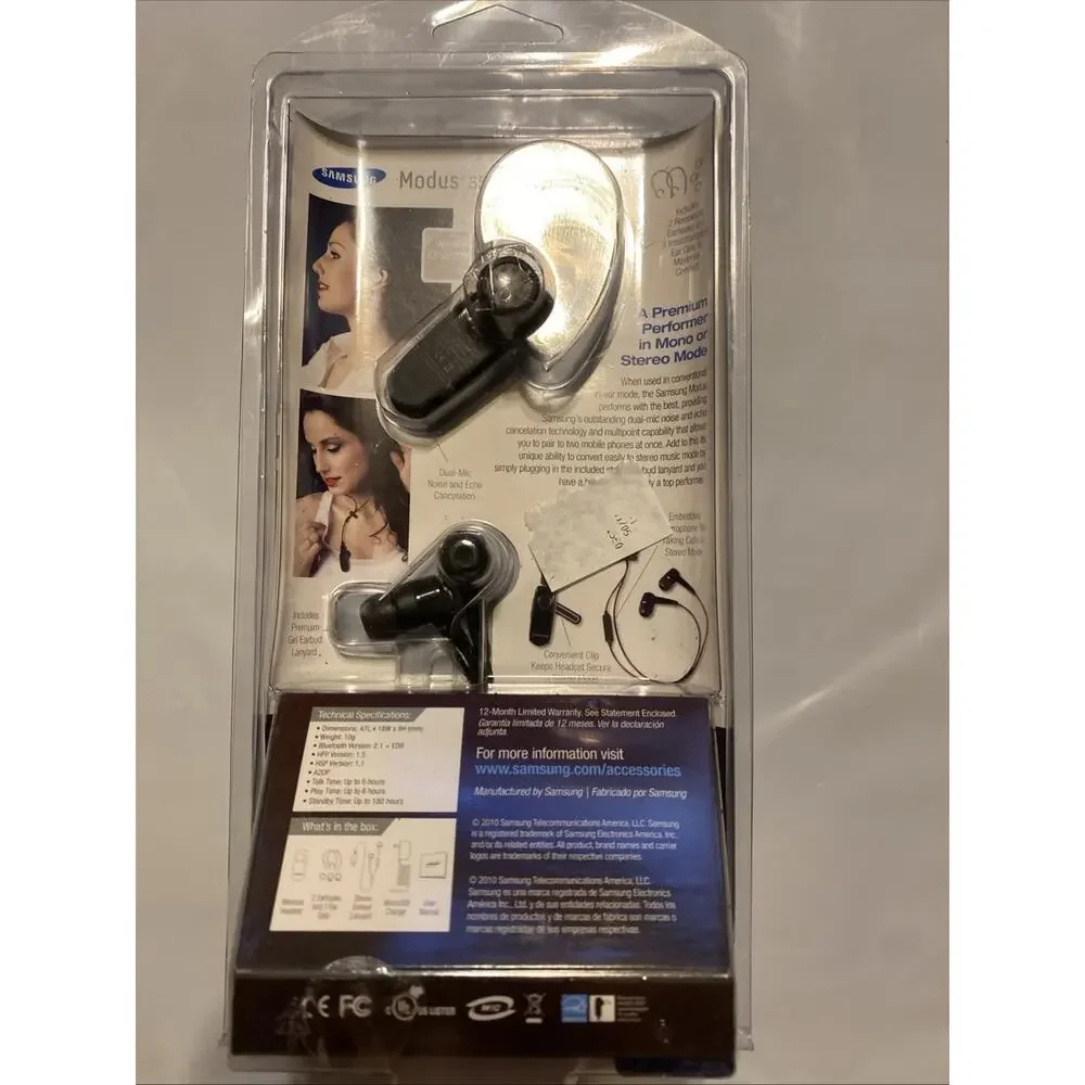 Samsung Modus 3500 Bluetooth Earpiece TESTED